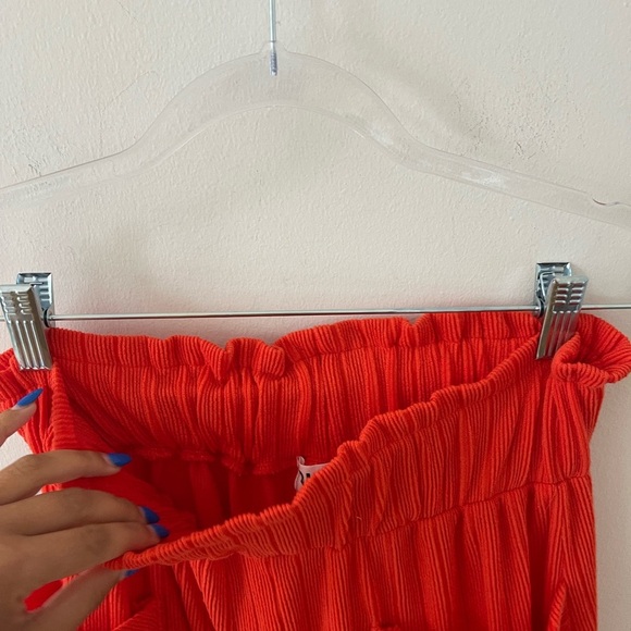 Bucket list Wide Leg Orange Pants - Picture 3 of 7